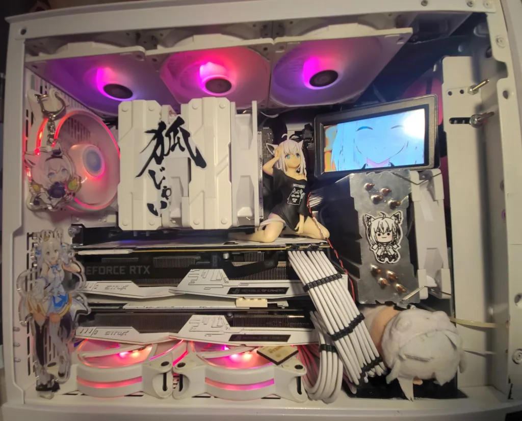 主力電腦 · 雙白卡 8700K 時期 1